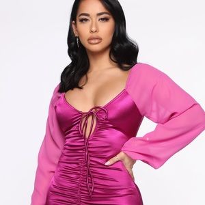 FashionNova Mini Dress. Sexy and perfect for a party or night out!